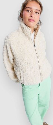 Roxy Blurry Cloud Fleecejacke weiss