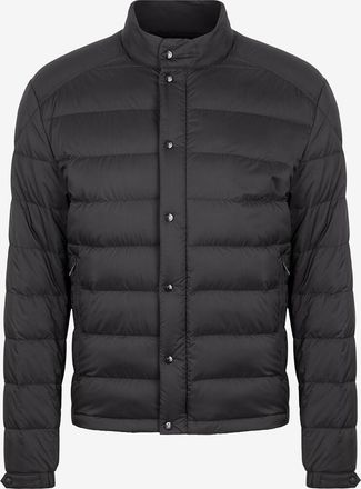 Moncler Leichte kurze Daunenjacke mit Stehkragen Selves
