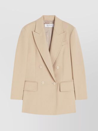 Max Mara cotton double-breasted blazer
