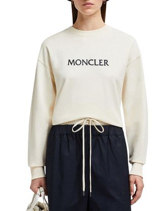 Moncler Embroidered Tonal Logo Sweatshirt
