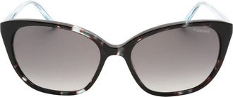 Banana Republic Womens Banana Republic Grey SF Polarized Lens Black Havana Style Sunglasses - Size: ONE size