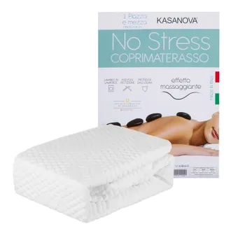 KASANOVA Coprimaterasso singolo massaggiante No Stress