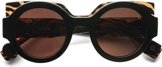 Etnia Barcelona Izzi Polarized BKZE Womens Sunglasses Black Size 48