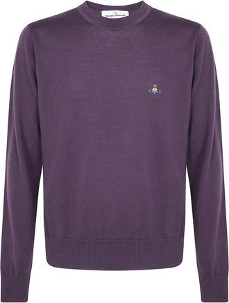 Vivienne Westwood Alex Round Neck - Knitwear - Hombre - P&uacute;rpura - XL