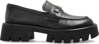 Michael Michael Kors Mocassini in pelle con suola chunky - Nero