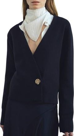 Mango Anita Cardigan in Dark Navy at Nordstrom Rack, Size Medium
