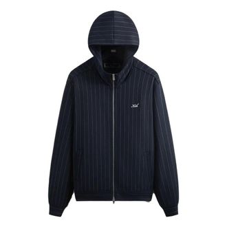 Kith Double Weave Selfridge Zip Up Hoodie Nocturnal KHM031412-413