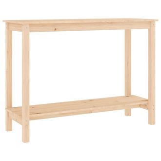 vidaXL Mesa Consola Madera Maciza De Pino 110x40x80 Cm Vidaxl