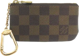 Louis Vuitton Brown Damier Canvas Coin Purse/Coin Case (Pre-Owned)