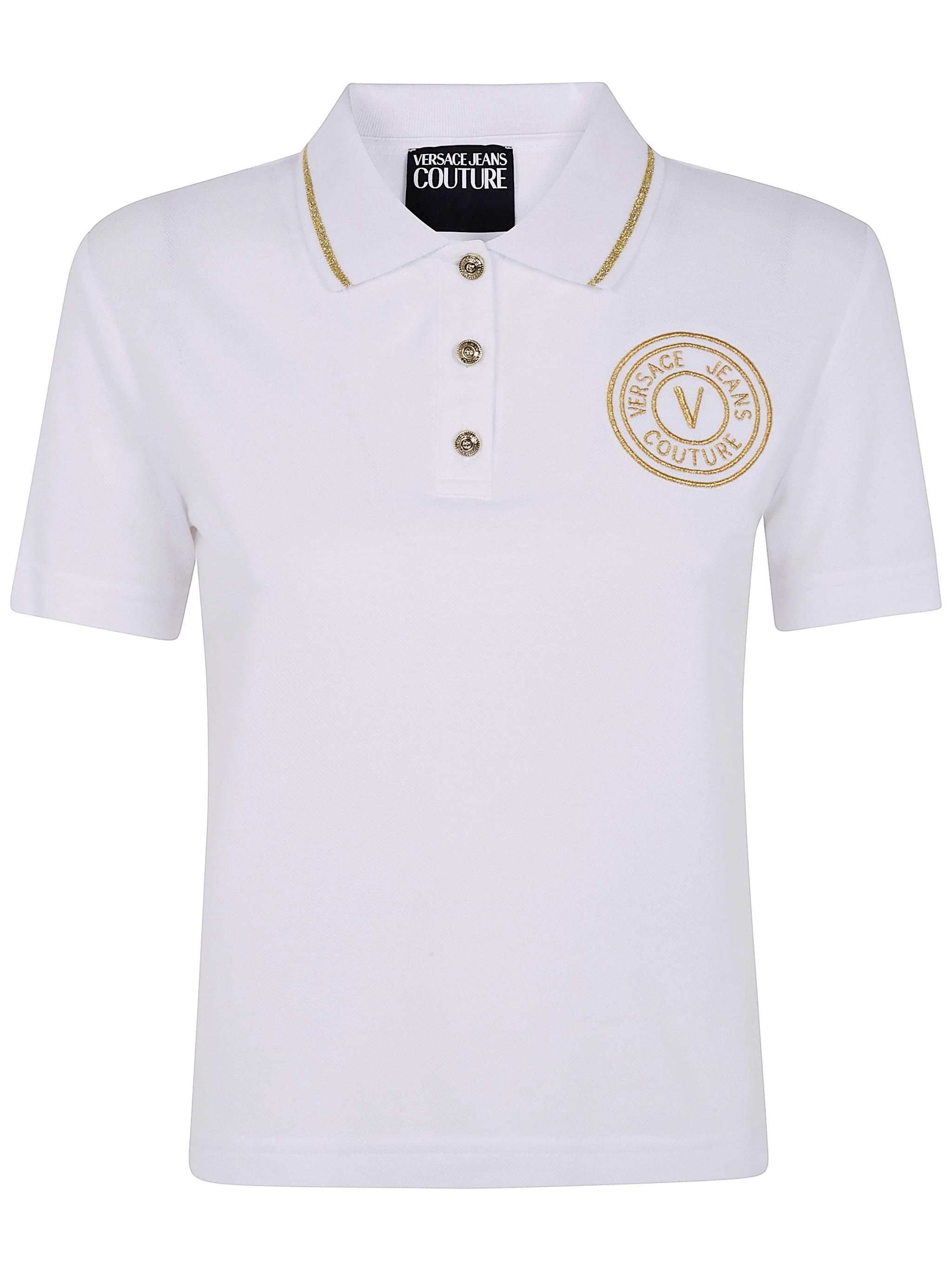 Tシャツ・カットソー VERSACE Woman Polo Shirt White 78HAGT00CJ01T G03 23492006_53794845_600.jpg