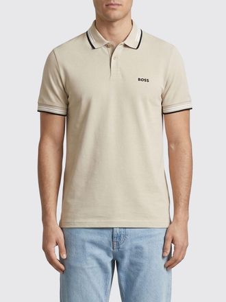 HUGO BOSS Polo in cotone con logo Boss