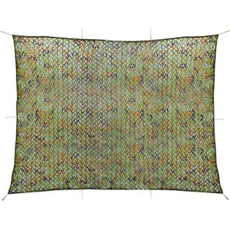 vidaXL Red De Camuflaje Con Bolsa De Almacenamiento 2x4 M Verde