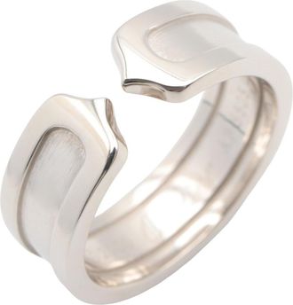 Cartier Silver White Gold (18K) Band Ring (Pre-Owned)