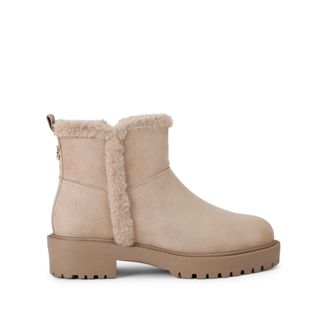 Carvela Womens Cosy Ankle Boots - Taupe Fabric - Size UK 3