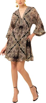 Hale Bob Hale Bob Emerie Silk-Blend Mini Dress