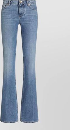 Dolce & Gabbana denim cotton flared low rise jeans