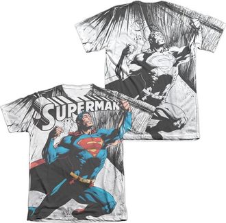 Gildan Superman To Infinity (Front/Back Print) Adult Poly/Cotton Short Sleeve Tee / T-Shirt