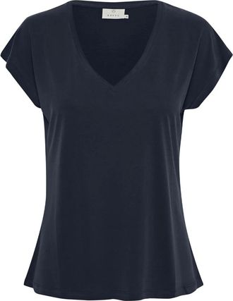 Kaffe Mujer, Camisetas, Azul, Talla: L