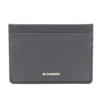 Jil Sander Leather Card Case Black