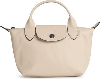 Longchamp Le Pliage Xtra lederen tas naakt