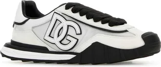 Dolce & Gabbana Leather Logo Sneaker - White