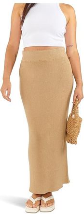 Show me your Mumu Josie Skirt Womens Skirt Stone Knit : LG, Nylon