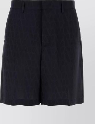 Valentino Garavani iconographer canvas bermuda shorts