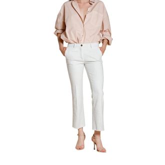 Mason's New York Trumpet Chino Broek - Dames - Chinos - Blauw - S - Katoen - Broeken