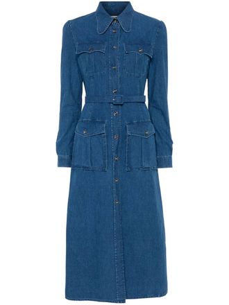 Valentino Garavani denim shirt dress - Black