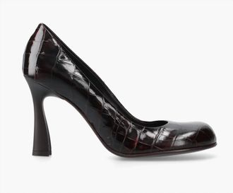 Premiata Womens Croc High Heel In Chocolate