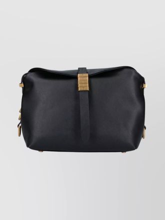 Pinko saddle baguette small leather shoulder bag