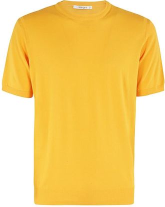 KANGRA Casual Katoenen T-shirt - Heren - T-shirts - Geel - L - Katoen - Tops