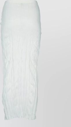 Toteme crinkled knit high-waisted midi skirt