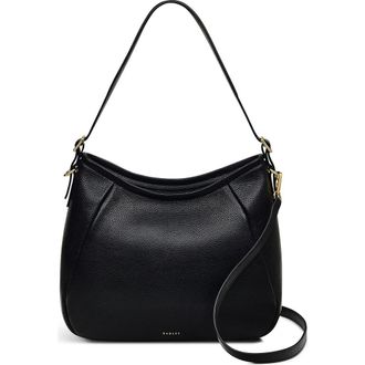 Radley London Eastney Street Medium Zip Top Leather Satchel in Black at Nordstrom Rack