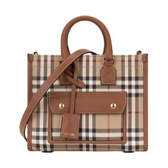 Burberry Handbags, female, Brown, Size: ONE SIZE Shoulder Bag