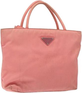 Prada Pre-owned Tote Bag - Dames - Vintage Shopper - Roze - ONE Size - Nylon - Vintage