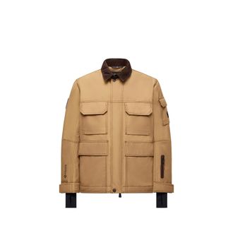 Moncler Moncler Marguns Gore-tex Laminate Ski Jacket, Men, Beige, Size: 2