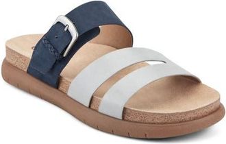 Earth Ayden Slide Sandal in Dark Blue at Nordstrom, Size 7.5
