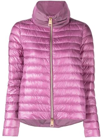 Herno zip-fastening padded jacket - Purple