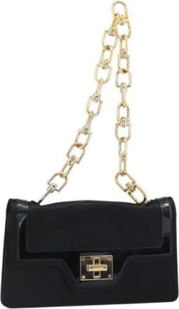 Givenchy Pre-owned Shoulder Bags, female, Black, Size: ONE SIZE Pre-owned Satin Shoulder Bag