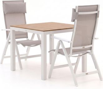 Bellagio la vita attrattiva Bellagio Avenza/Fidenza 90cm dining tuinset 3-delig verstelbaar