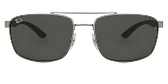 Ray-Ban RB3737 004/87 Mens Sunglasses Gunmetal Size 60