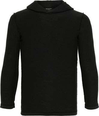 Balenciaga Inside-out hoodie - unisex - Spandex/Elastane/Cotton - M - Black