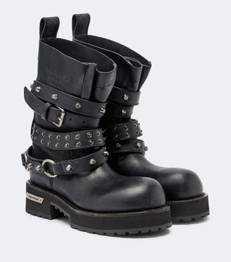 Balenciaga Botas biker Venom City de piel