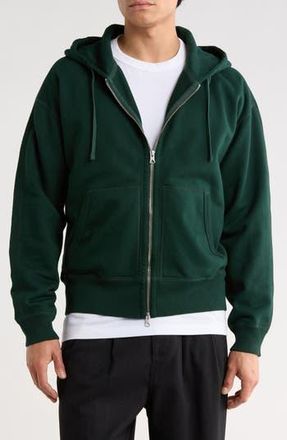 Reigning Champ Midweight Terry Relaxed Zip Hoodie in British Racing Green at Nordstrom Rack, Size X-Large
