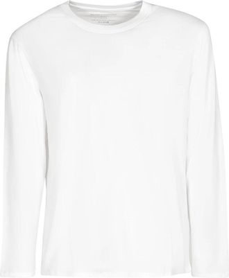 Majestic Filatures Heren, Tops, Wit, Maat: L