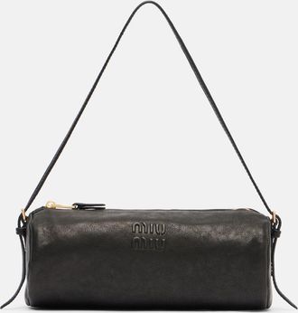 Miu Miu Logo leather shoulder bag