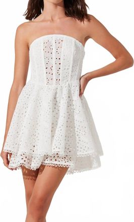 Astr Deasia Dress In White