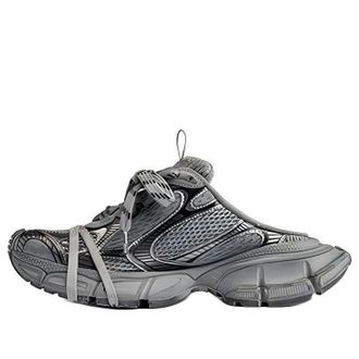 Balenciaga (WMNS) Balenciaga 3XL Mules Grey Mesh and Polyurethane 742682W3XL11210