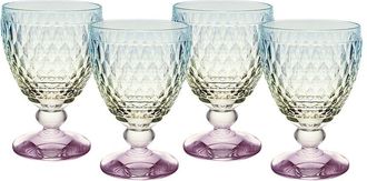 Villeroy & Boch Boston Set Of 4 Red Wine Glasses